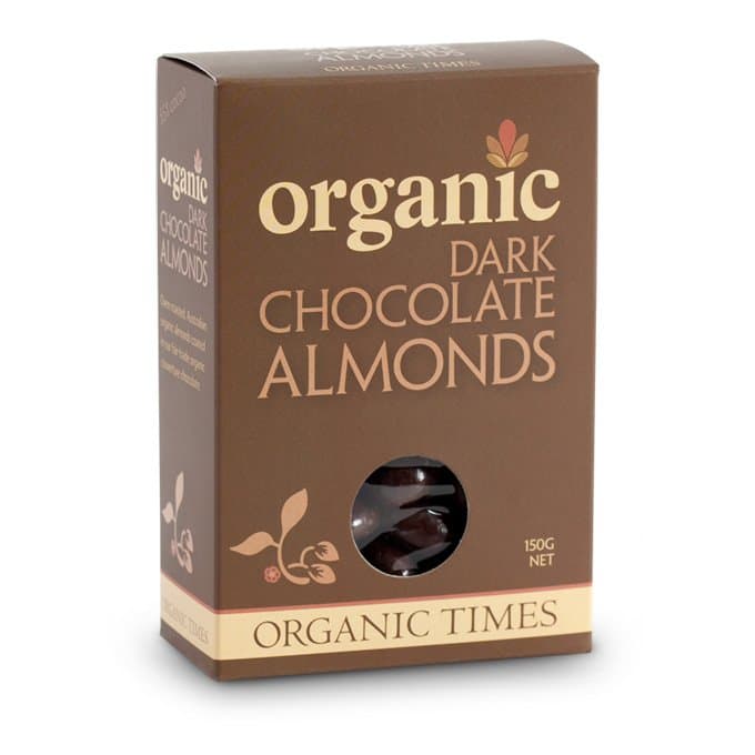 Organic Dark Chocolate Almonds