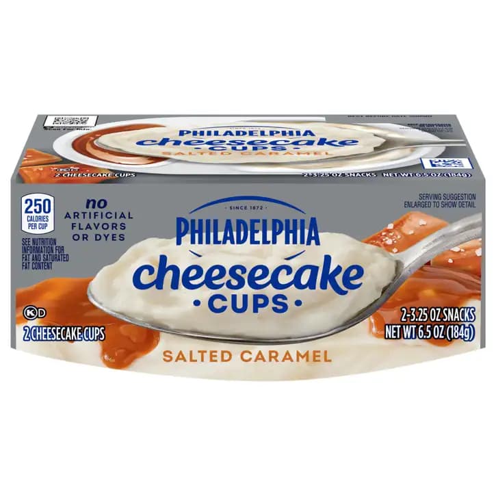 Organic Salted Caramel Cheesecake Cups