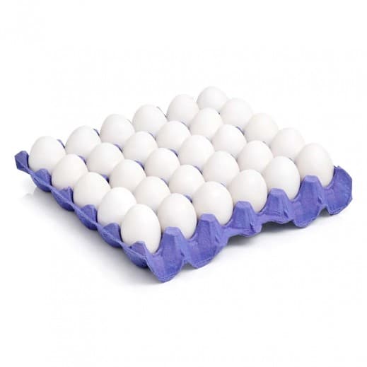 Fresh White Eggs