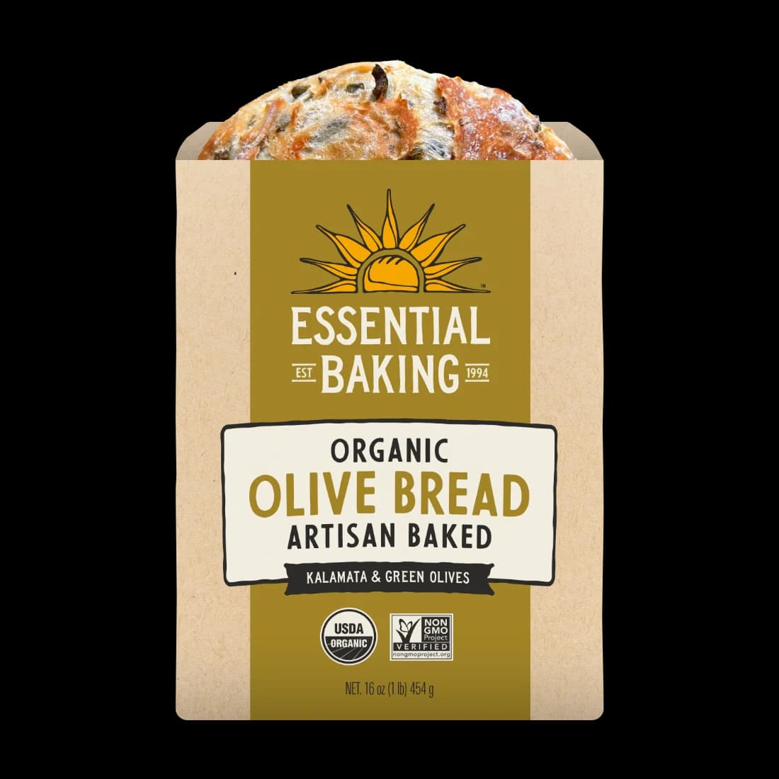 Organic Olive Artisanal Breadloaf