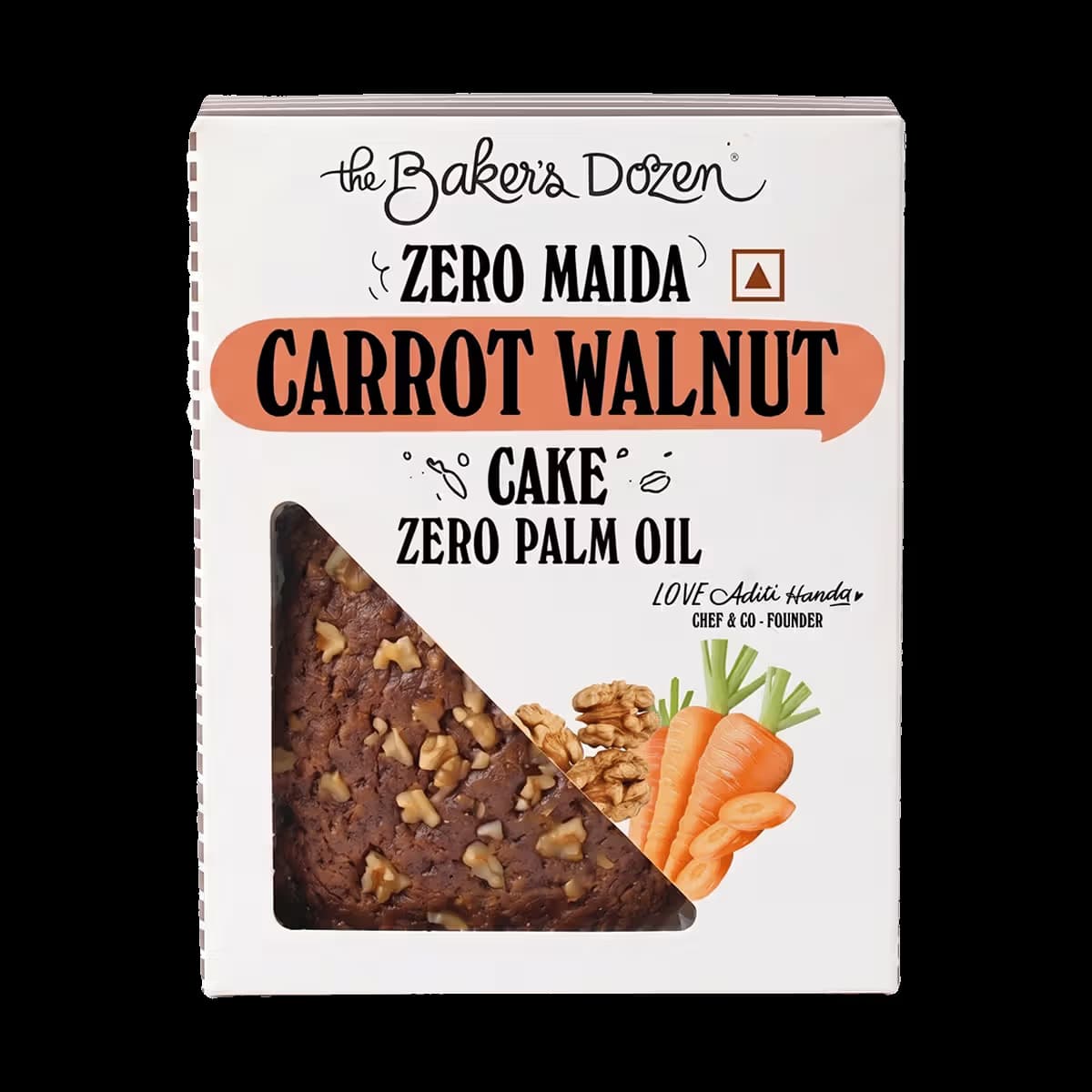 Organic Carrot & Walnut Cake