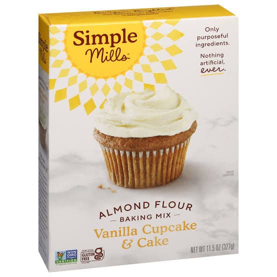 Organic Vanilla Cupcake and Cake Almond flour Baking Mix